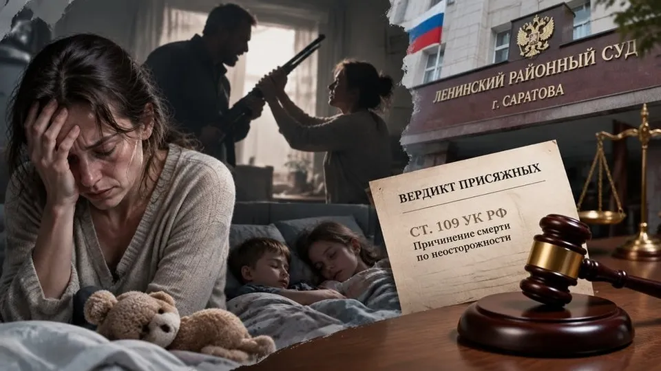 Саратовчанку осудили за неосторожное убийство мужа, грозившего ружьём