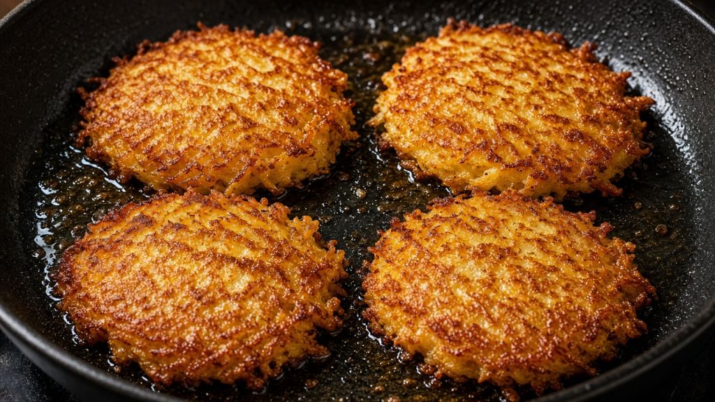 Драники с хрустящей корочкой и мягкой серединой